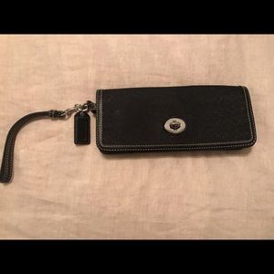Sparkly Coach Wristlet